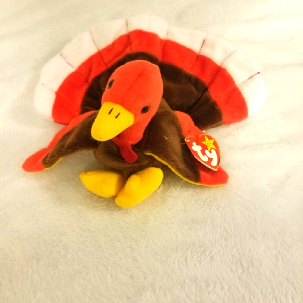 Original ty beanie Baby turkey gobbles